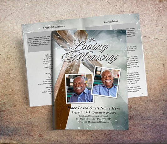 Eternal Funeral Booklet Template - The Funeral Program Site