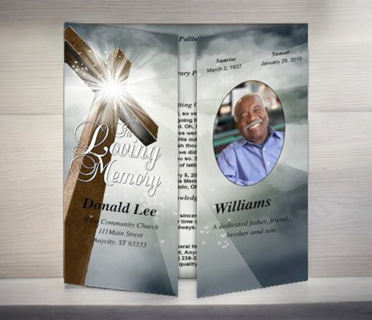 Eternal Gatefold Program Template - The Funeral Program Site