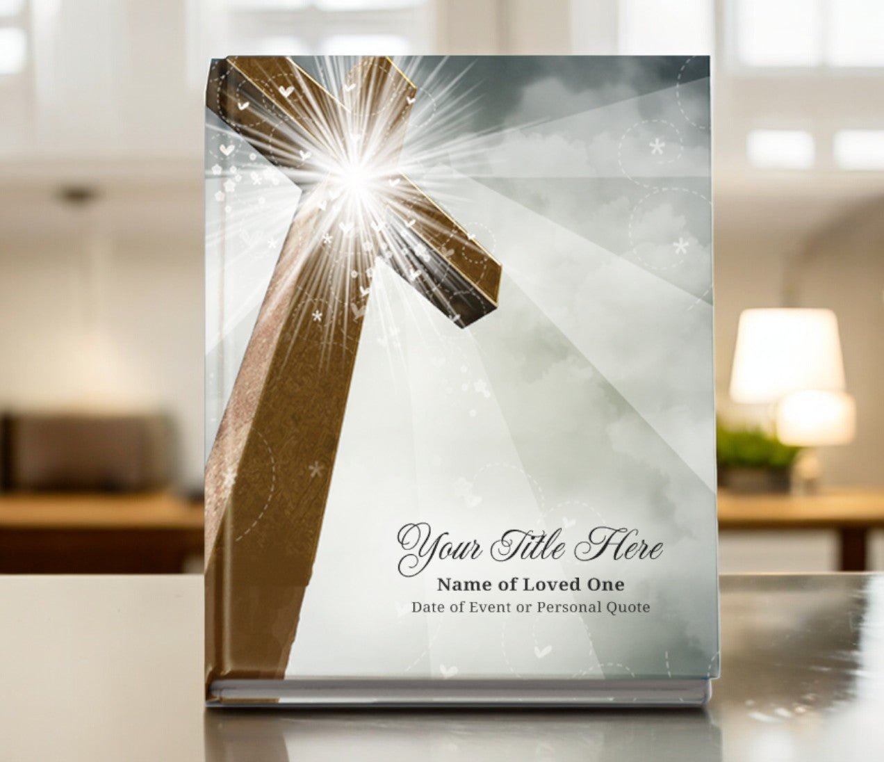 Eternal Perfect Bind Memorial Funeral Guest Book - The Funeral Program Site