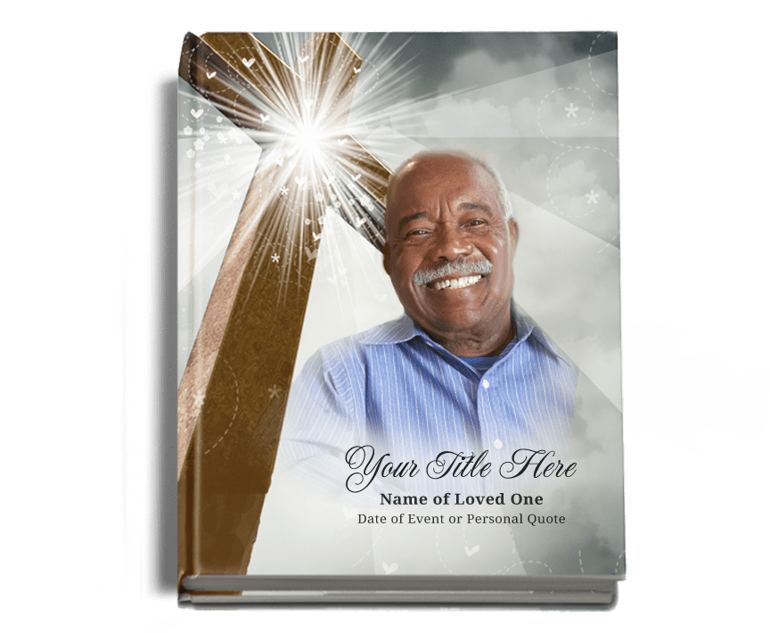 Eternal Perfect Bind Memorial Funeral Guest Book - The Funeral Program Site