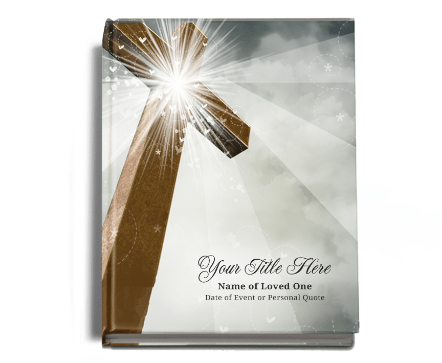 Eternal Perfect Bind Memorial Funeral Guest Book - The Funeral Program Site