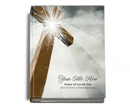 Eternal Perfect Bind Memorial Funeral Guest Book - The Funeral Program Site