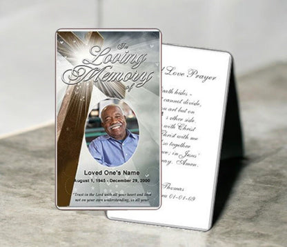 Eternal Prayer Card Template - The Funeral Program Site