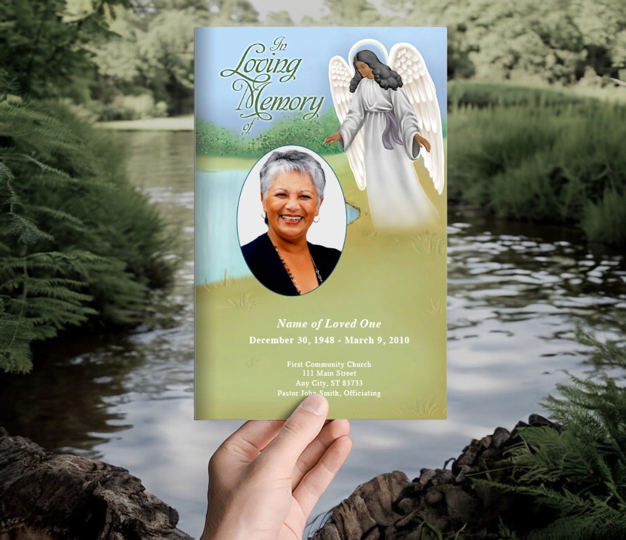 Eve Funeral Program Template - The Funeral Program Site