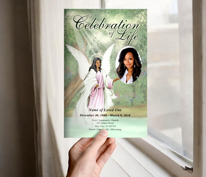 Faith Funeral Program Template