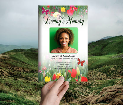 Fields Funeral Program Template