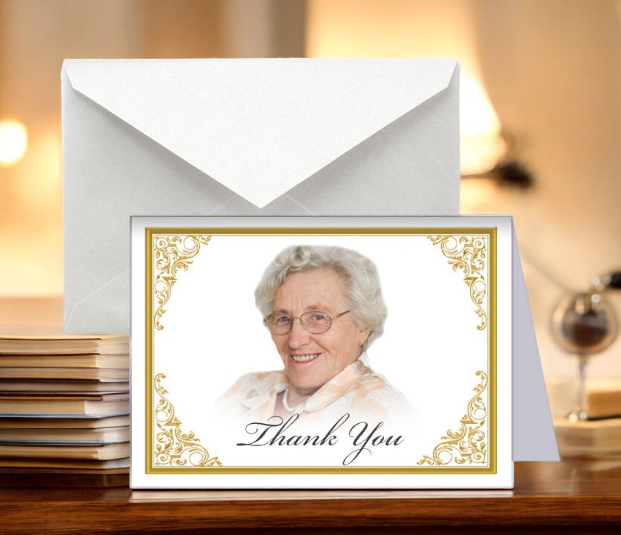 Tribute Funeral Thank You Card Design & Print (Pack of 50)