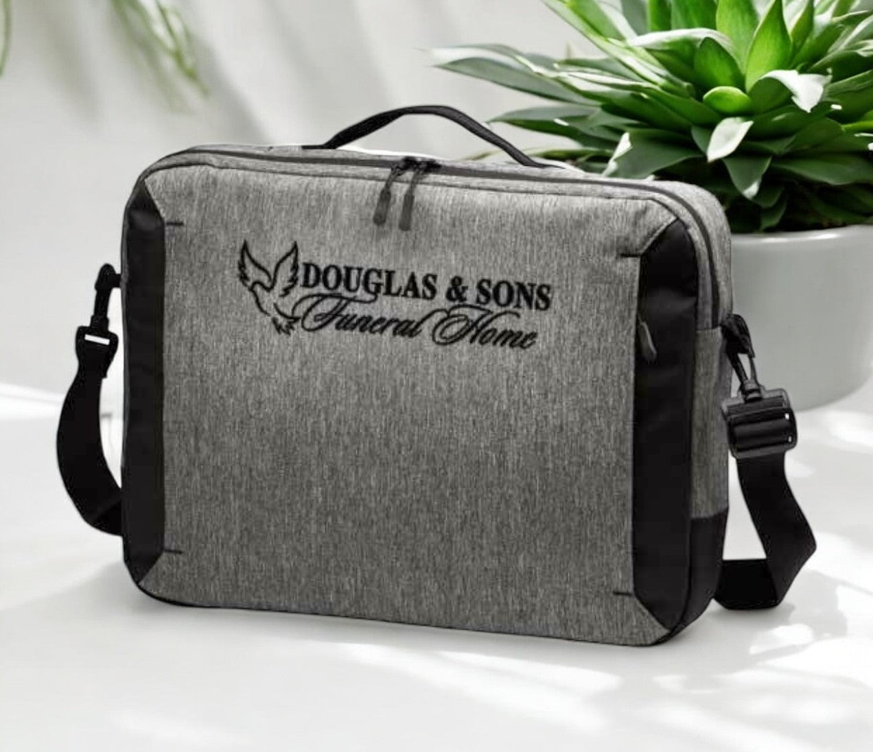 Funeral Director Everyday Briefcase Embroidered - The Funeral Program Site