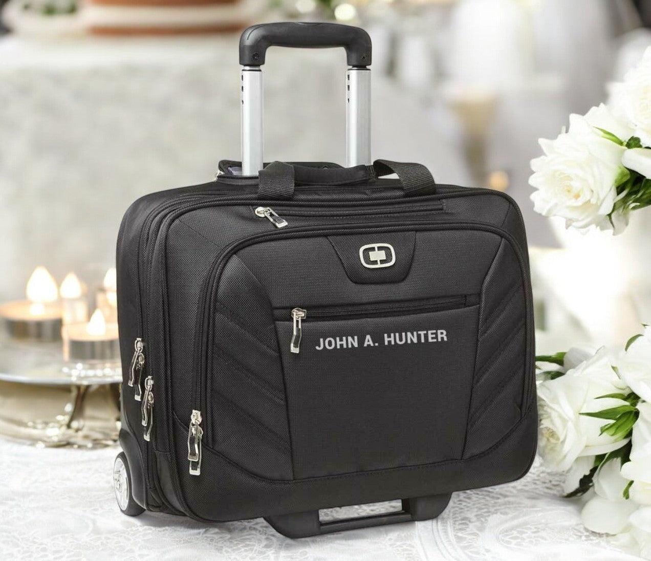 Funeral Director OGIO® Lucin Wheeled Briefcase - The Funeral Program Site