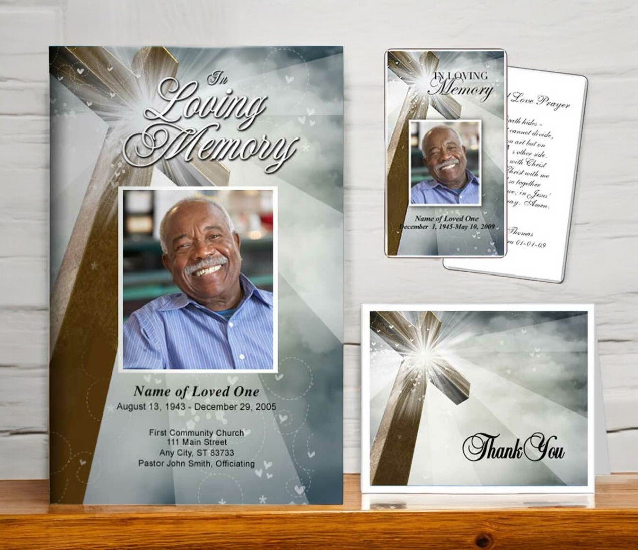 Funeral Stationery Template Bundle - Eternal - The Funeral Program Site