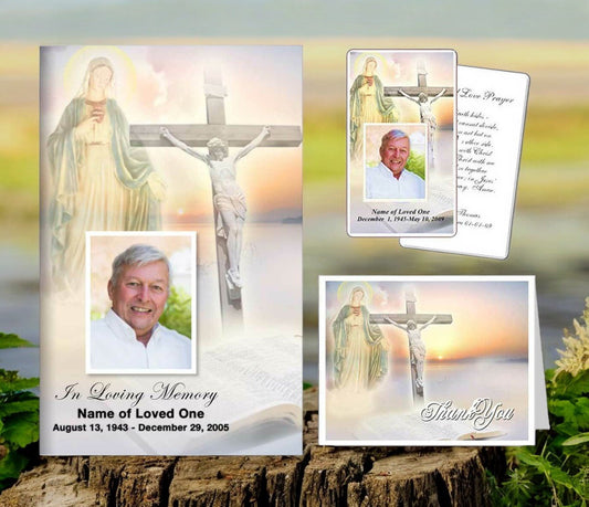 Funeral Stationery Template Bundle - Vision - The Funeral Program Site