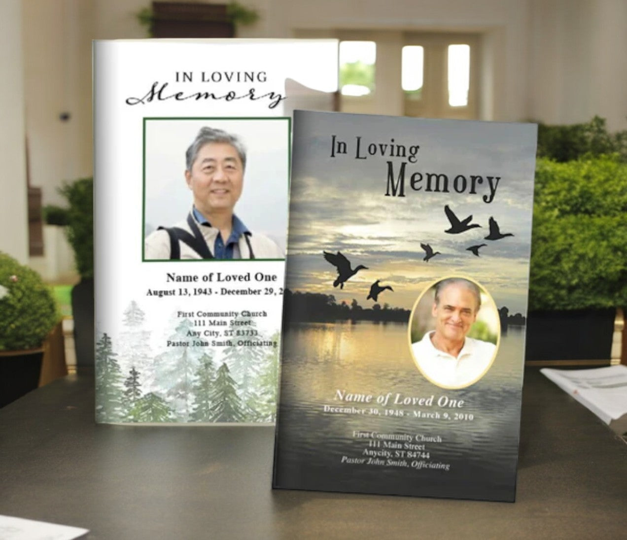 funeral program