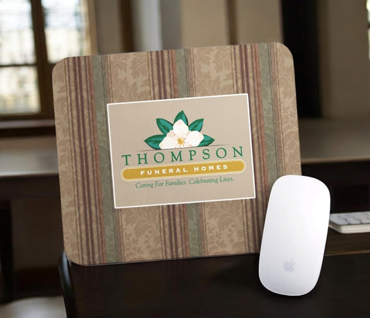 Funeral Home Personalized Mouse Pad Logo - Flourish Design