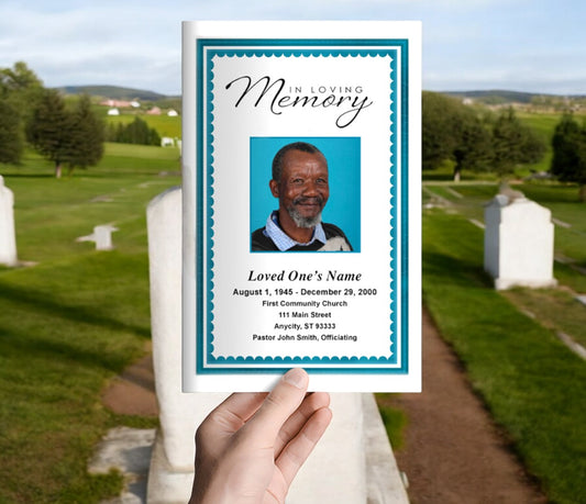 Gallant Funeral Program Template