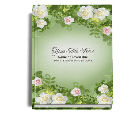 Garden Perfect Bind Memorial Funeral Guest Book - The Funeral Program Site