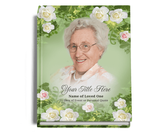 Garden Perfect Bind Memorial Funeral Guest Book - The Funeral Program Site