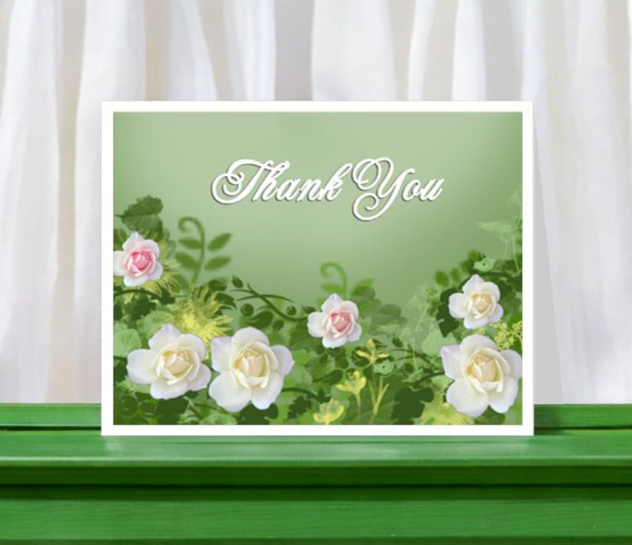 Garden Thank You Card Template