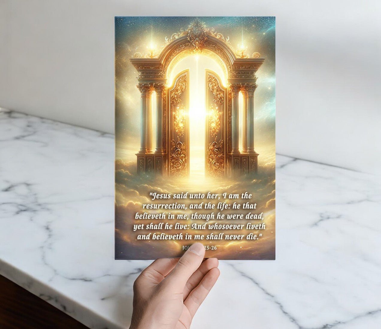 Gate of Heaven Funeral Program Template - The Funeral Program Site