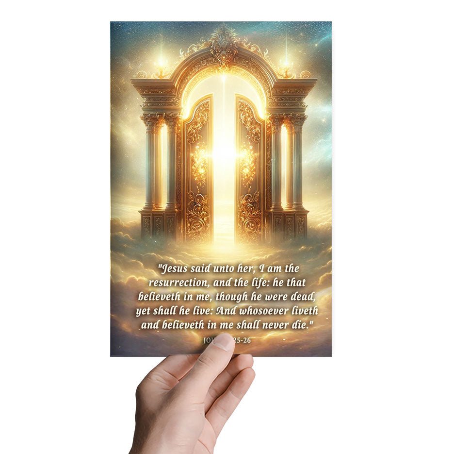 Gate of Heaven Funeral Program Template - The Funeral Program Site