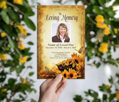 Genesis Funeral Program Template - The Funeral Program Site