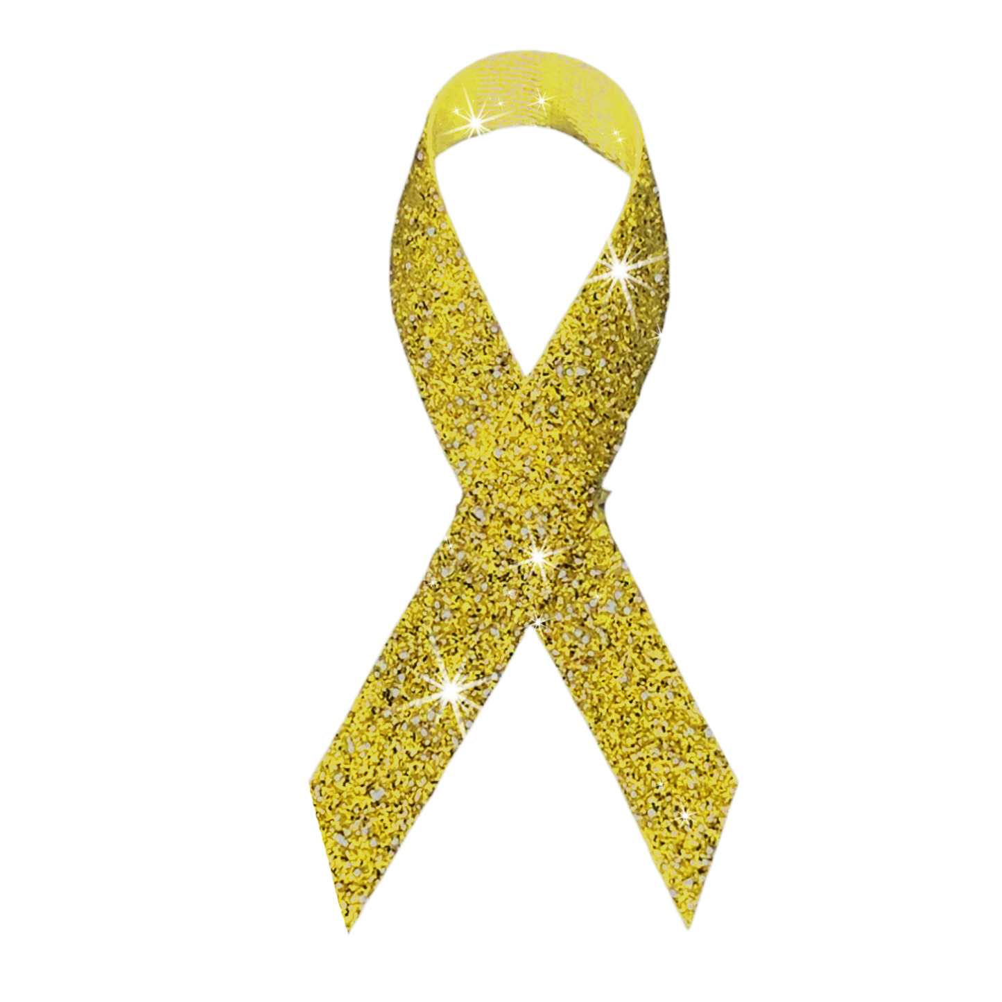 Gold Cancer Ribbon, Awareness Ribbons (No Personalization) - Pack of 10