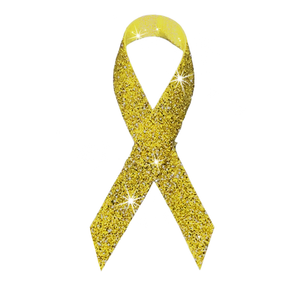 Gold Cancer Ribbon, Awareness Ribbons (No Personalization) - Pack of 10