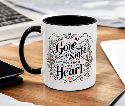 Gone From My Sight In Memory Coffee Mug - The Funeral Program Site