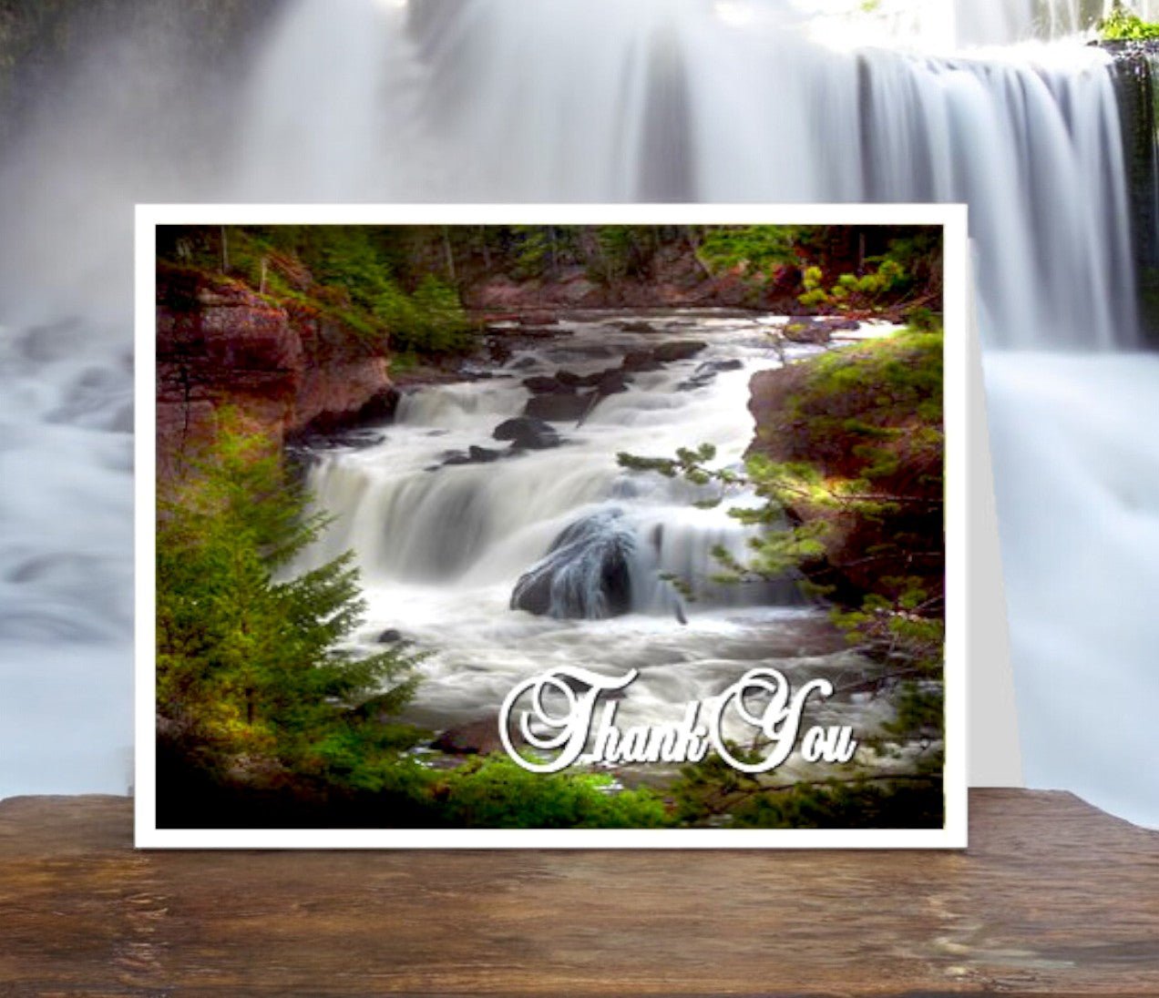 Graceful Thank You Card Template - The Funeral Program Site