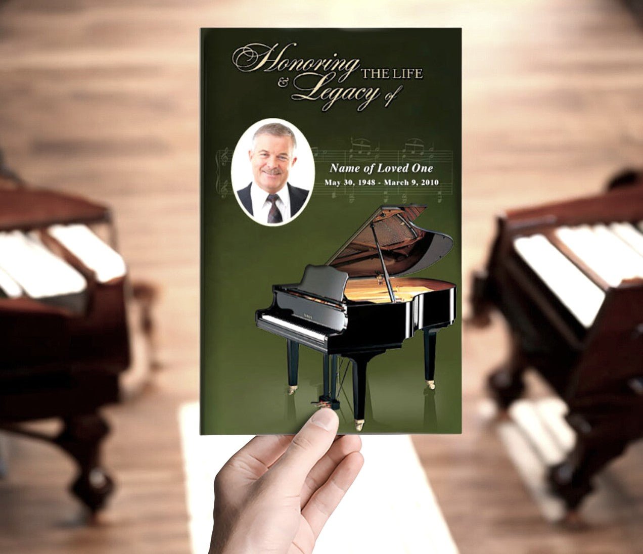 Grande Funeral Program Template - The Funeral Program Site