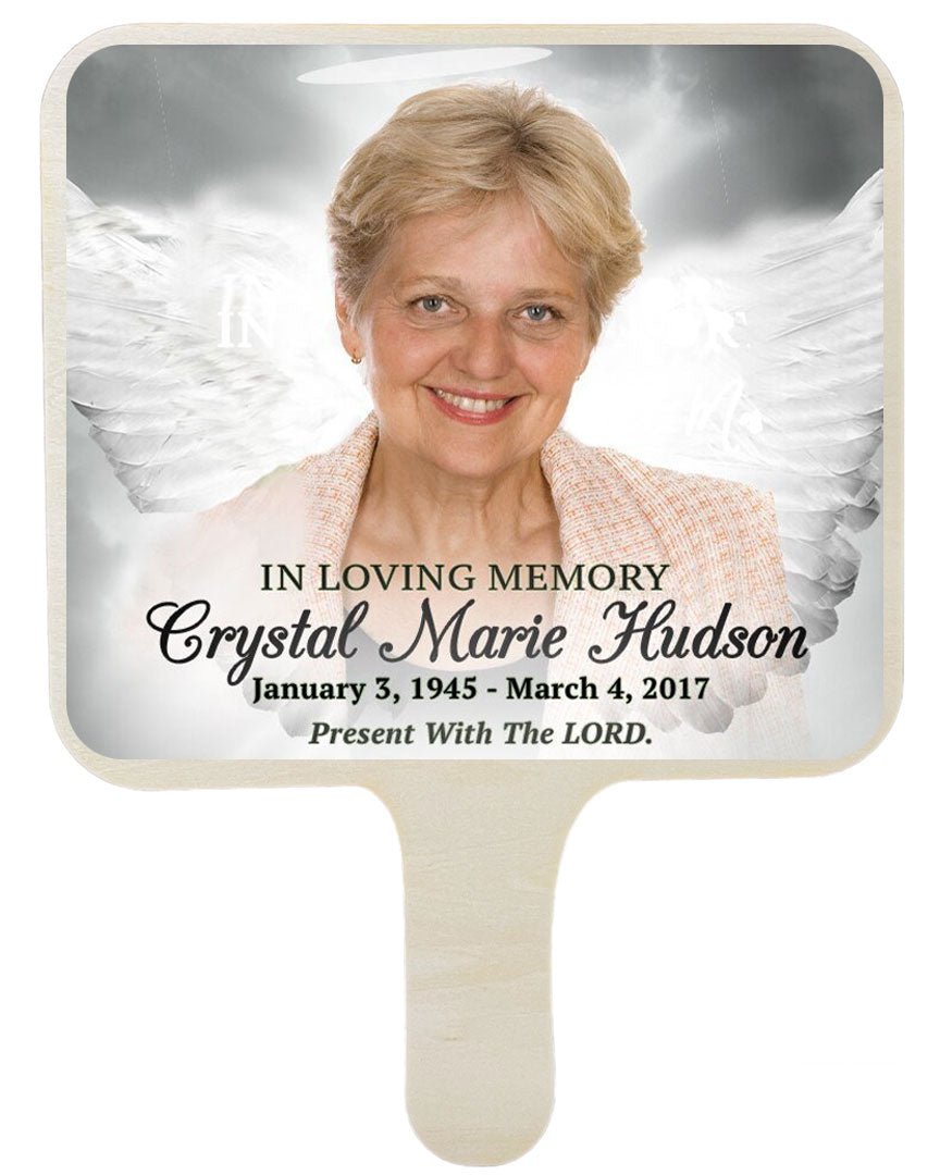 Halo All-In-One Memorial Hand Fan (Pack of 10)