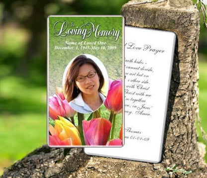 Harvest Prayer Card Template - The Funeral Program Site