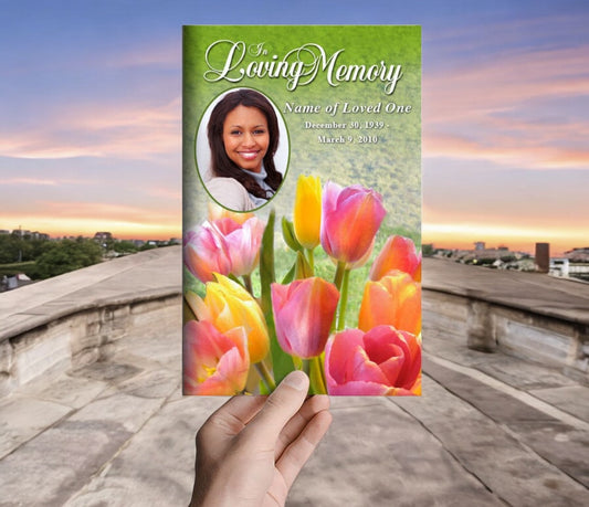 Harvest Funeral Program Template