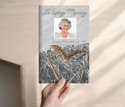 Heartland Funeral Program Template - The Funeral Program Site