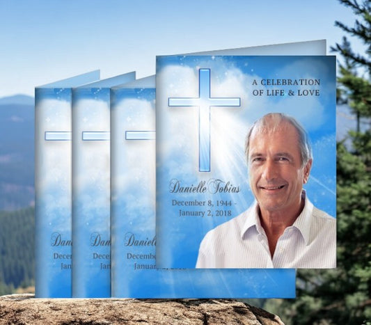 Heaven Memorial Cards Done For You Design & Print (Pack of 50)