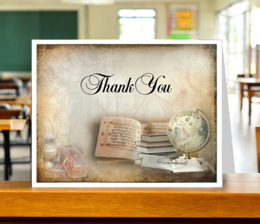 History Thank You Card Template - The Funeral Program Site