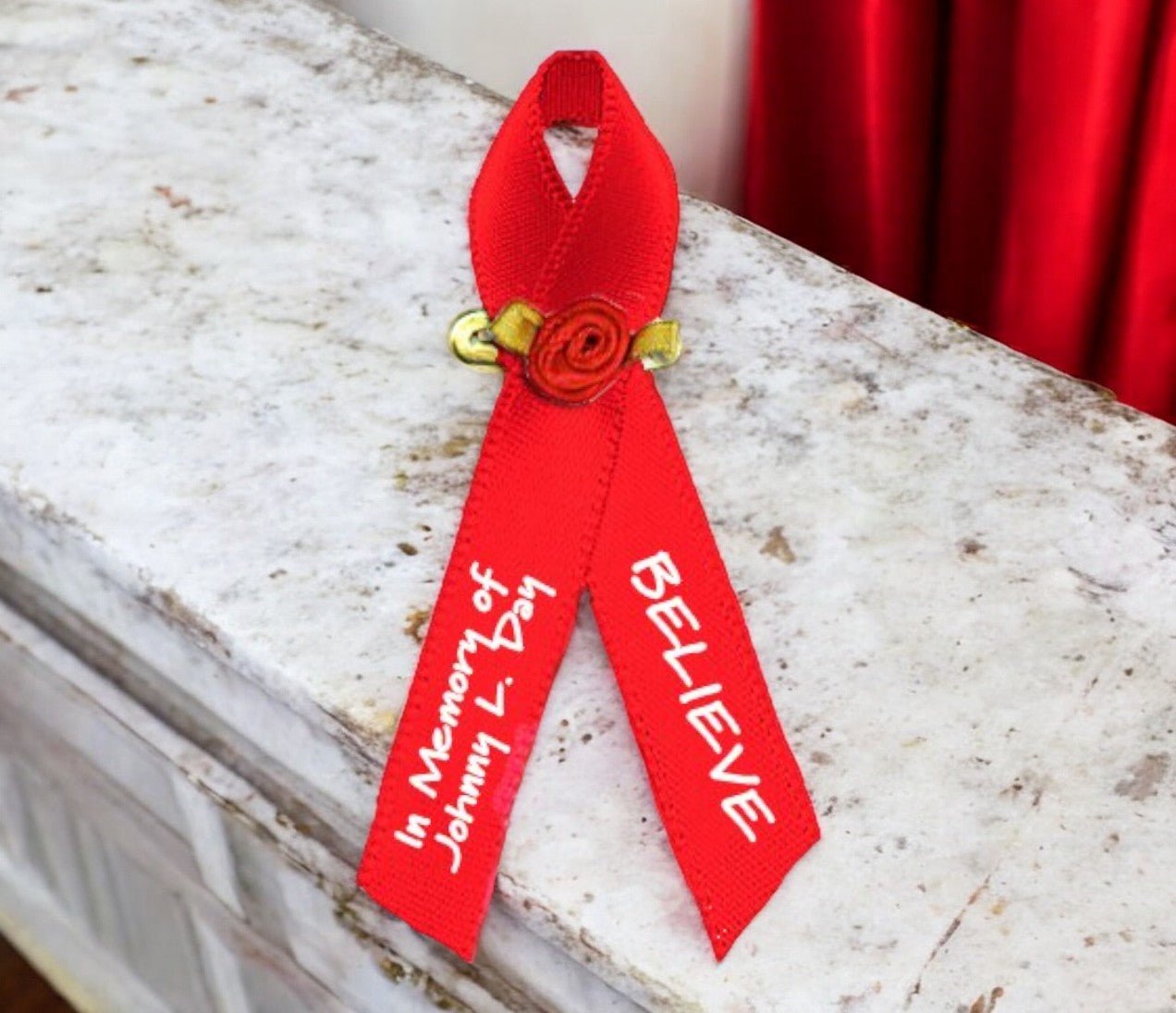 HIV - Aids Awareness Ribbon (Red) - Pack of 10 - The Funeral Program Site