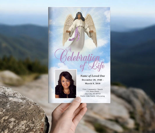 Holy Funeral Program Template