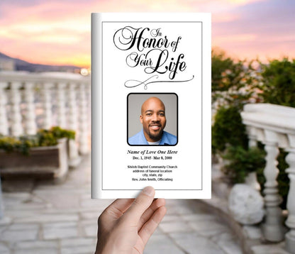 Honor Funeral Program Template - The Funeral Program Site