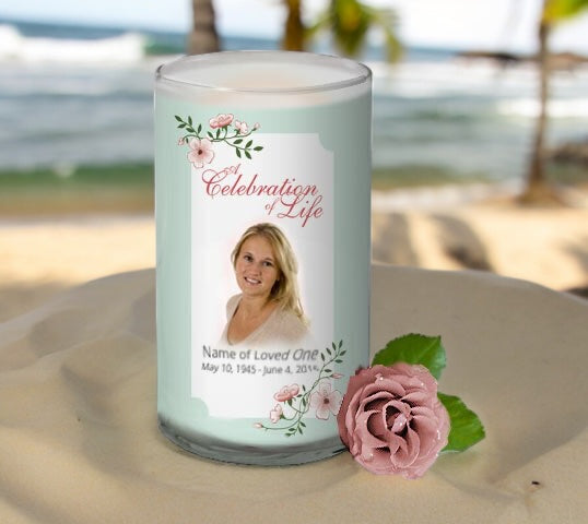 Allison Personalized Glass Memorial Candle