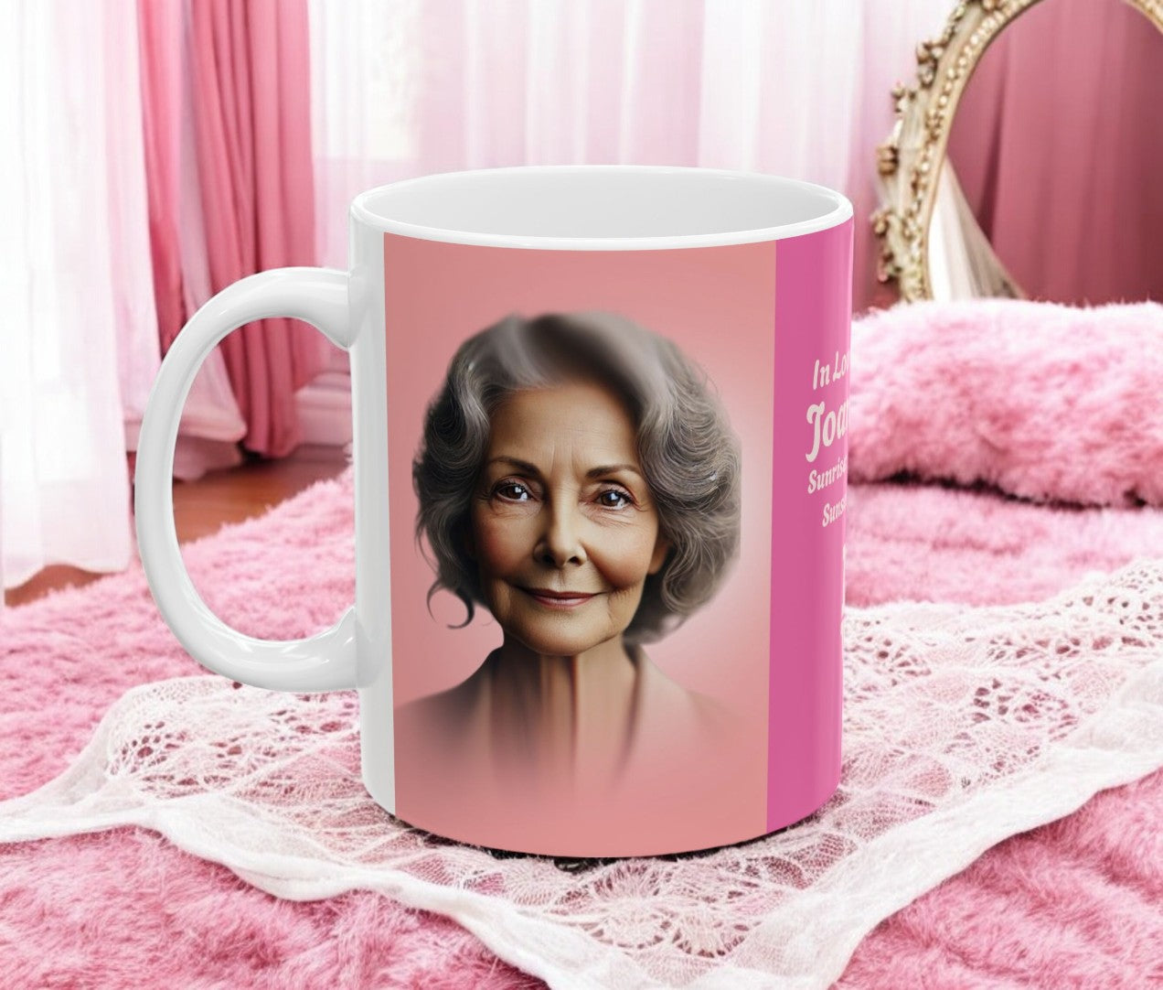 2 Photo In Loving Memory Ceramic Mug