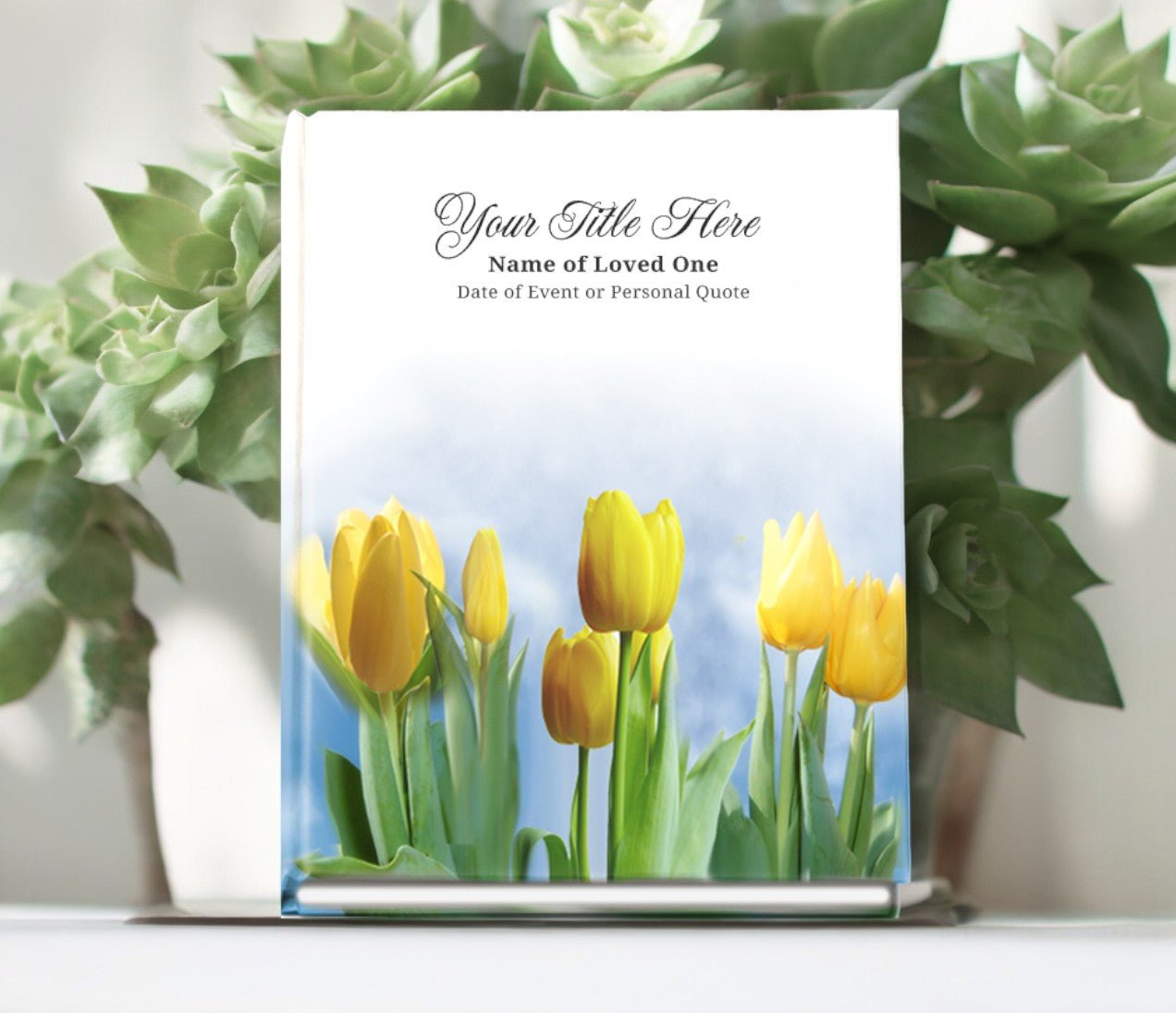 Inspire Perfect Bind Memorial Funeral Guest Book - The Funeral Program Site