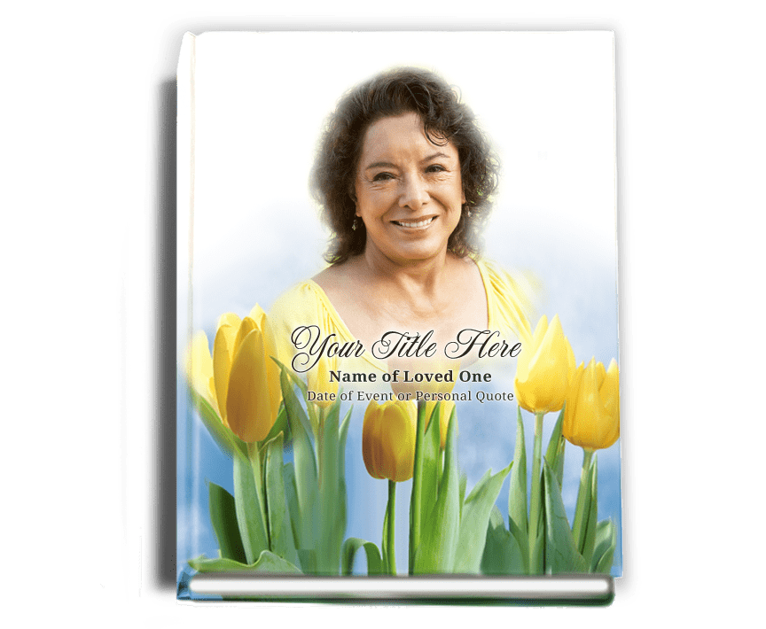 Inspire Perfect Bind Memorial Funeral Guest Book - The Funeral Program Site