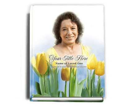 Inspire Perfect Bind Memorial Funeral Guest Book - The Funeral Program Site