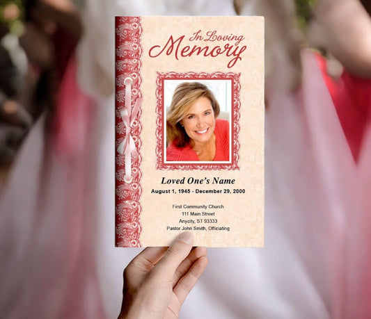 Jasper Funeral Program Template - The Funeral Program Site