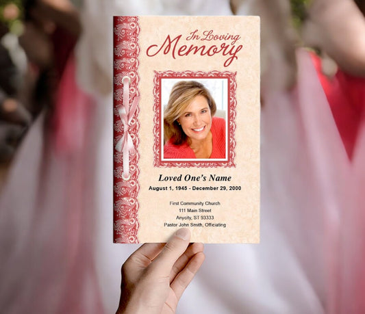 Jasper Funeral Program Template