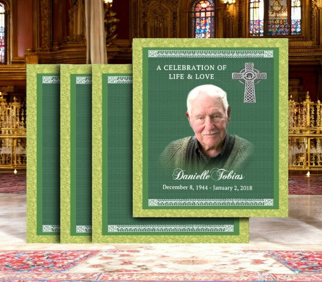 Celtic Memorial Cards Done For You Design & Print (Pack of 50)