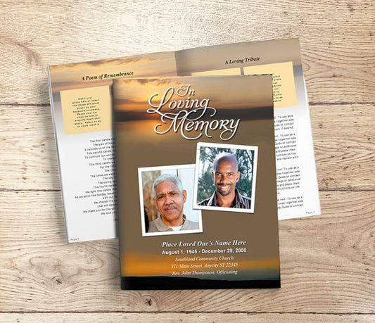 Kenya Funeral Booklet Template - The Funeral Program Site