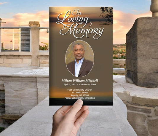 Kenya Funeral Program Template - The Funeral Program Site