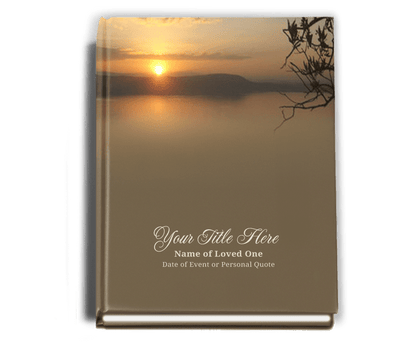 Kenya Perfect Bind Memorial Funeral Guest Book - The Funeral Program Site