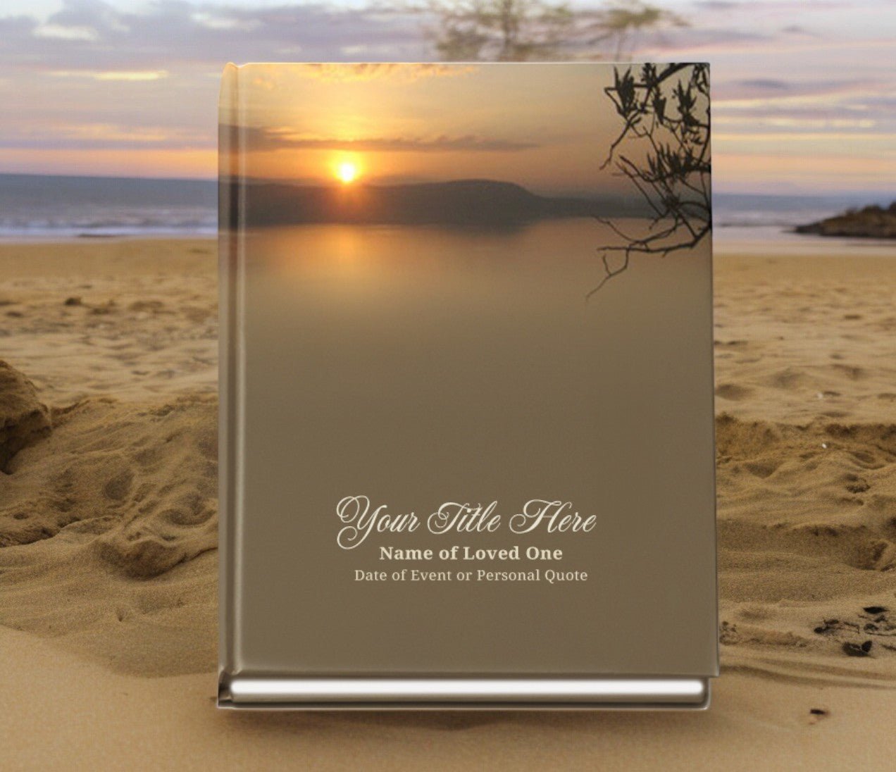 Kenya Perfect Bind Memorial Funeral Guest Book - The Funeral Program Site